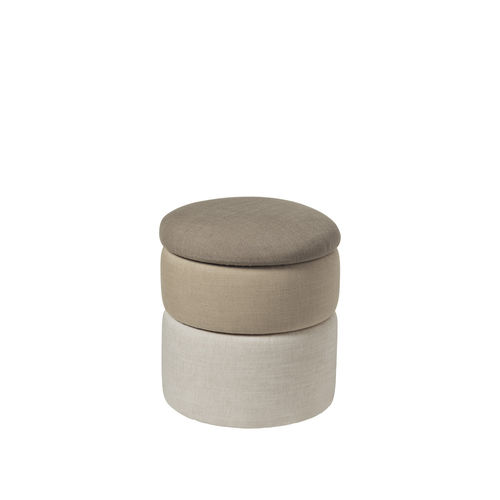 Pouf contemporain - POND  - broste - en bois / en polypropylène / en mousse
