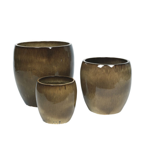 Jardinière de terre cuite - KARMEN  - broste - ovale / contemporaine / professionnelle