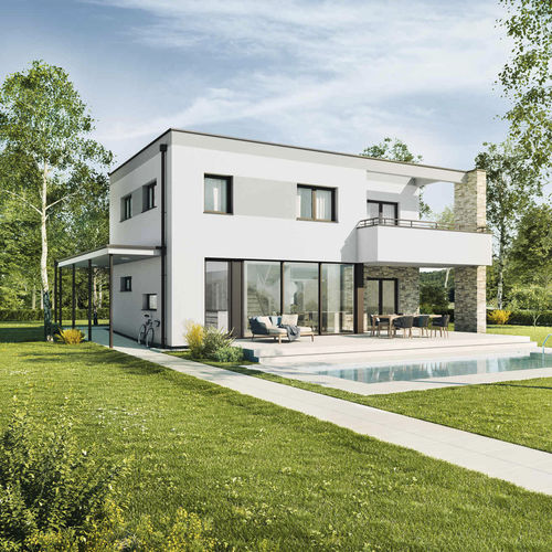 Maison préfabriquée - ESPRIT LARGE - Vario Haus - écologique / modulaire / passive