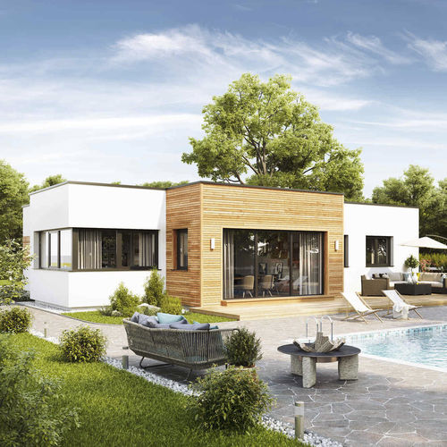 Maison type bungalow - S141 SMALL - Vario Haus - écologique / à économie d'énergie / modulaire