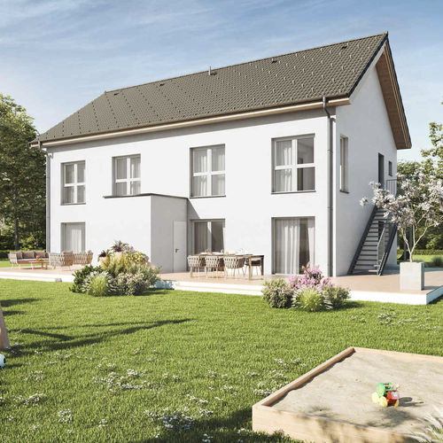 Maison type - TRIO - Vario Haus - écologique / à économie d'énergie / modulaire