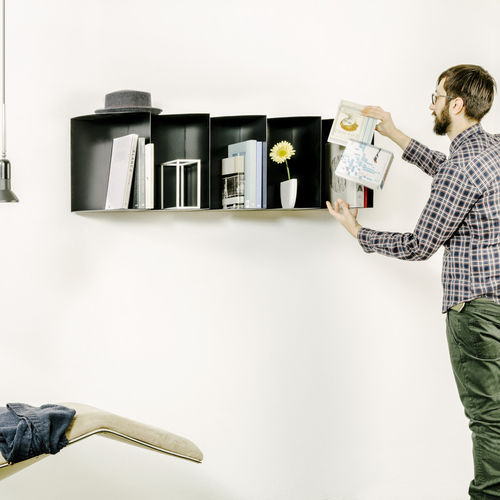 Étagère murale - APERTURE - Marco Ripa - modulable / contemporaine / en fer