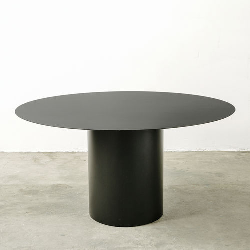Table à manger contemporaine - CHIODO 7 - Marco Ripa - en fer / ronde / résidentielle