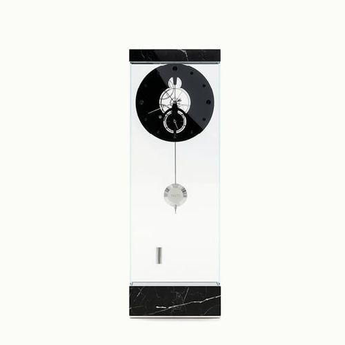 Horloge contemporaine - Adagio Type 03 Black - Teckell - sur pied / analogique / en métal