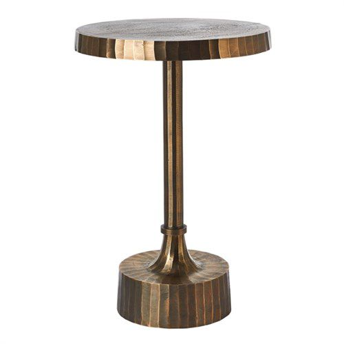 Guéridon classique - MACE ANTIQUE BRASS - Pols Potten - en métal / rond / résidentiel