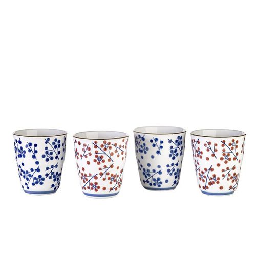Tasse en porcelaine - JAPANESE DOT SET4  - Pols Potten