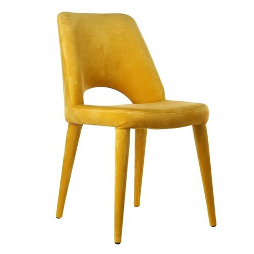 Chaise contemporaine - HOLY - Pols Potten - d'intérieur / en velours / en polyester