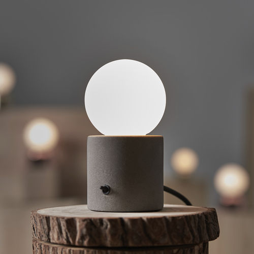 Lampe de table - MUSE - Seeddesign - en verre soufflé / en béton / contemporaine