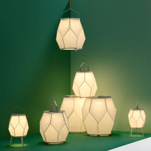 Lampe de sol - COUTURE - Maiori - en aluminium / en Batyline® / contemporaine