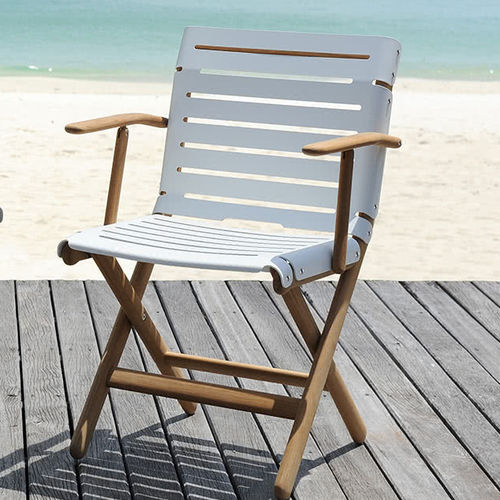 Fauteuil classique - AT800 - Maiori - en teck / empilable / pliant