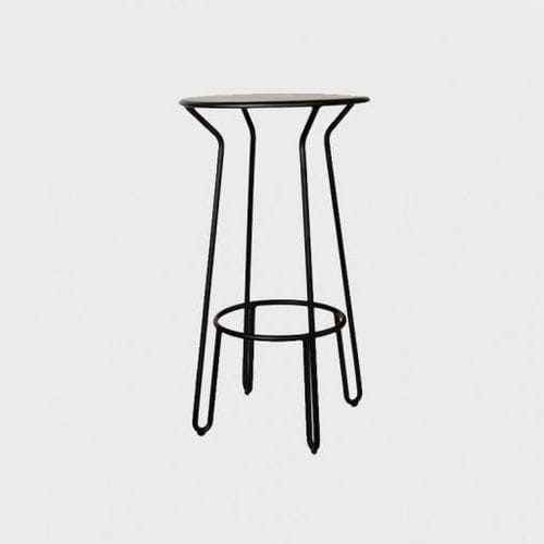 Table mange-debout contemporaine - HUGGY - Maiori - en aluminium / ronde / résidentielle