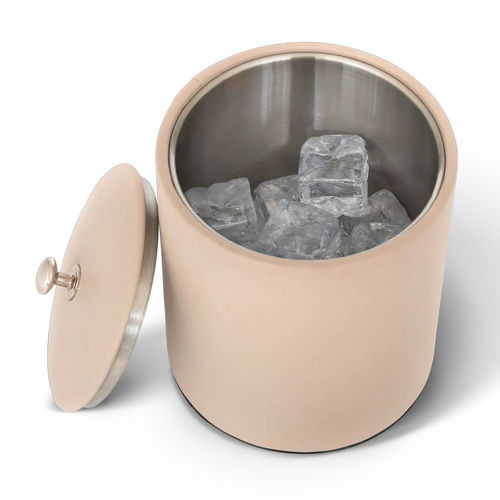 Seau à glace en inox - PACAYA  - Bentley Europe - en simili cuir / pour chambre d'hôtel