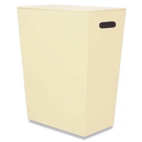 Panier à linge en cuir - CREAM - Klomfar GmbH