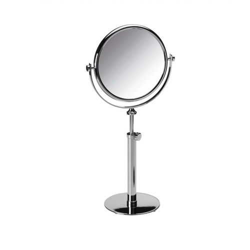 Miroir à poser - Klomfar GmbH - contemporain / rond / en laiton chromé