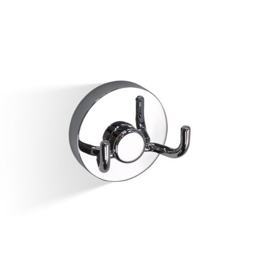 Patère contemporaine - Klomfar GmbH - en laiton / double / de salle de bain