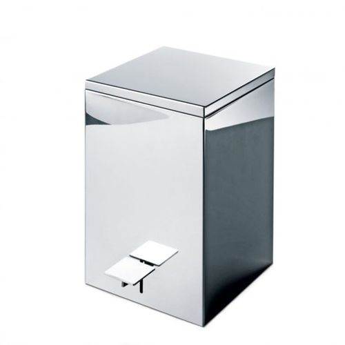 Poubelle de salle de bain - Klomfar GmbH - en acier inoxydable poli / avec couvercle / contemporaine