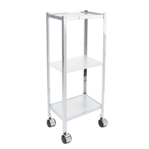 Étagère à roulettes - Klomfar GmbH - design / en laiton / en verre