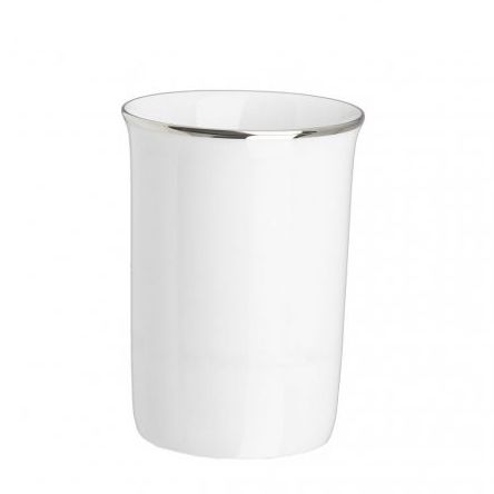 Porte-brosse à dents professionnel - PORCELAIN WITH PLATINUM RIM - Klomfar GmbH