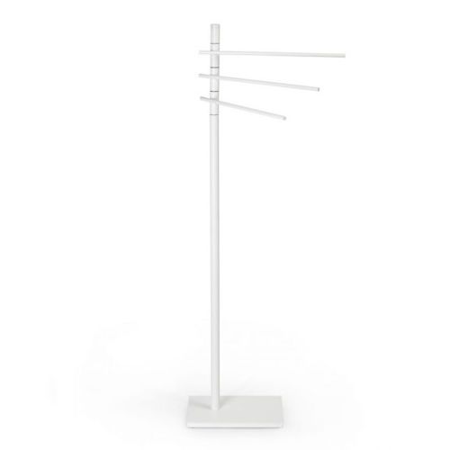 Porte-serviettes 3 barres - BRASS WHITE - Klomfar GmbH - sur pied / en laiton