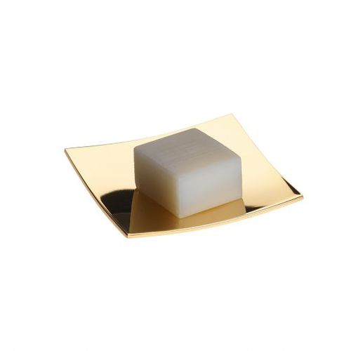 Porte-savon en laiton - STACK IT: GOLD PLATED - Klomfar GmbH