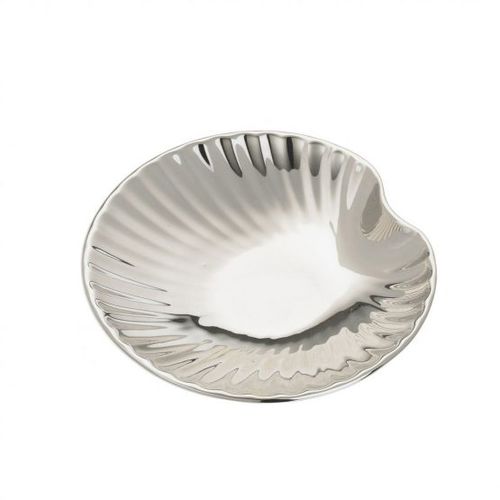 Porte-savon en porcelaine - SHELL: PLATINUM - Klomfar GmbH