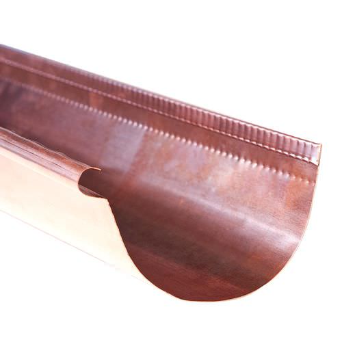 Gouttière en cuivre - Κ.600 - Biometal S.A. - demi-ronde