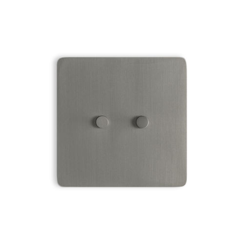 Interrupteur bouton poussoir - NOOR - ROUND  - Atelier Luxus - encastré / double / quadruple