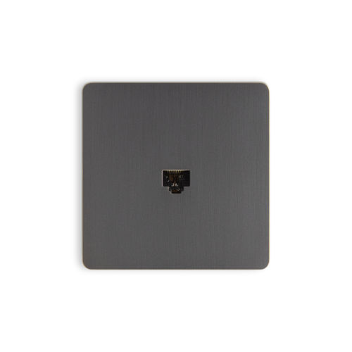 Prise informatique - NOOR - RJ45 - Atelier Luxus - double / murale / encastrable