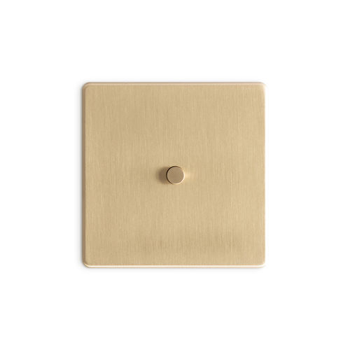 Interrupteur bouton poussoir - GRACE - ROUND  - Atelier Luxus - encastré / double / triple