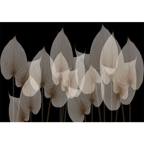 Papier peint contemporain - FLOW - Neodko - en textile non-tissé / à motif nature / à motif floral