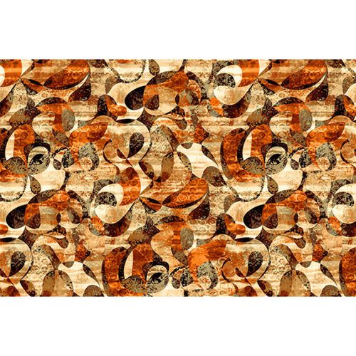 Papier peint contemporain - BORÉALE - Neodko - en textile non-tissé / à motif géométrique / marron