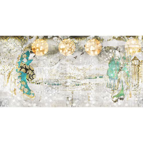 Papier peint design original - LET IS SNOW - Neodko - en textile non-tissé / à motif nature / à motif floral
