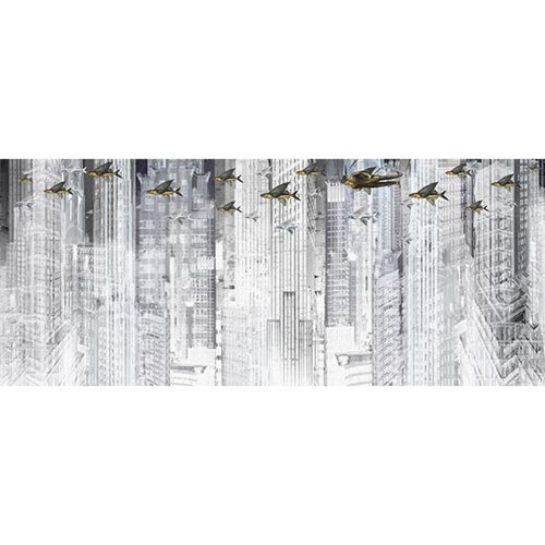 Papier peint design original - THE FLYING COMPANY - Neodko - en textile non-tissé / panoramique / géométrique
