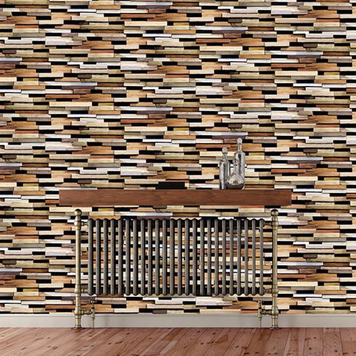 Papier peint aspect bois - 3332A - Neodko - contemporain / en textile non-tissé / en vinyle