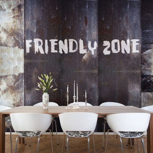 Papier peint contemporain - FRIENDLY ZONE - Neodko - en textile non-tissé / en vinyle / panoramique