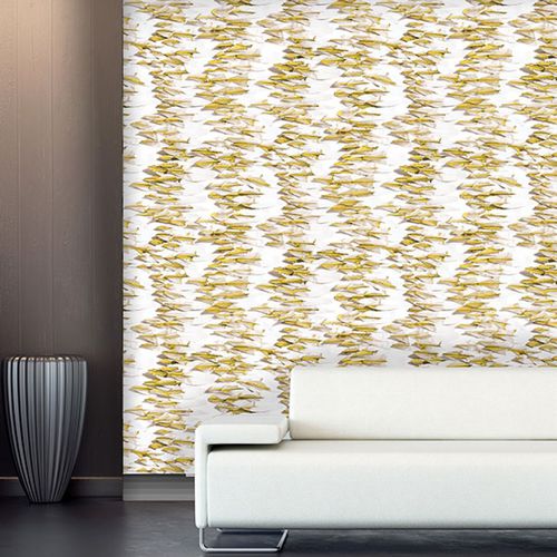 Papier peint classique - PLUME D'EAU - Neodko - en textile non-tissé / en vinyle / à motif