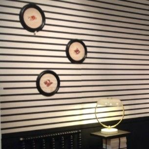 Papier peint contemporain - MARINIÈRE - Neodko - en textile non-tissé / en vinyle / géométrique