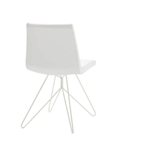 Chaise contemporaine - LIBELULA - Indesign Living - en métal / tapissée / résidentielle