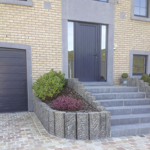 Palissade à lames - KIARA  - Bauma-stone - de jardin / en pierre naturelle / contemporaine