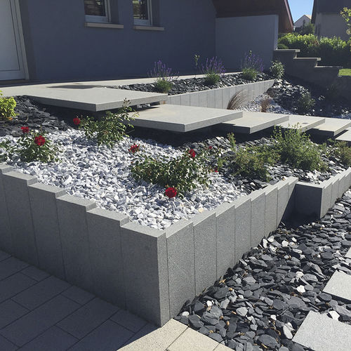Palissade à lames - EMMA  - Bauma-stone - de jardin / en pierre naturelle / contemporaine