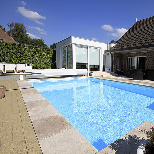 Margelle de piscine en travertin - PALERMO - Bauma-stone