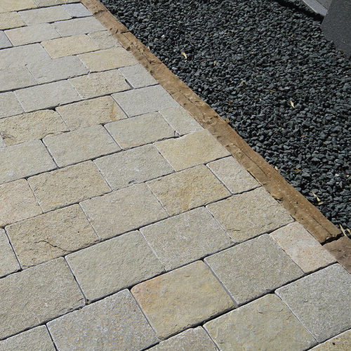 Bordure de jardin - KANDLA MULTICOLOR - Bauma-stone - pour trottoir / en pierre naturelle / linéaire