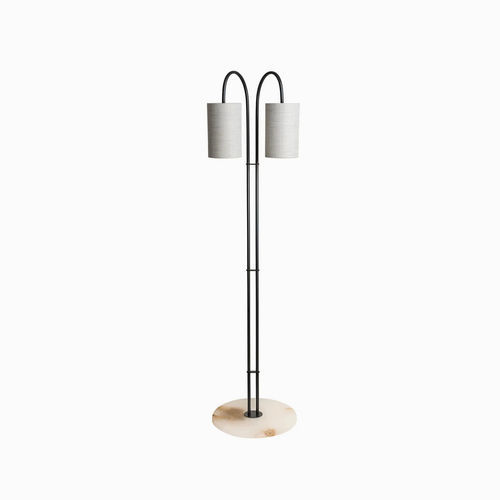 Lampe sur pied - ELBA - Heathfield - en bronze / en albâtre / contemporaine