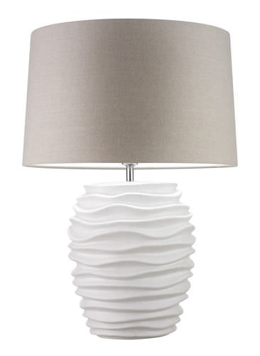 Lampe de table - TRIER - Heathfield - en verre / en lin / classique