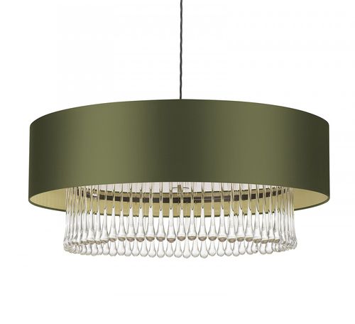 Suspension - ROEHAMPTON 32″ - Heathfield - en cristal / en satin / classique