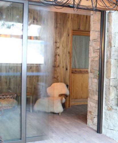 Porte d'entrée - OPTIMA+ - SOFTICA - en aluminium / coulissante / contemporaine