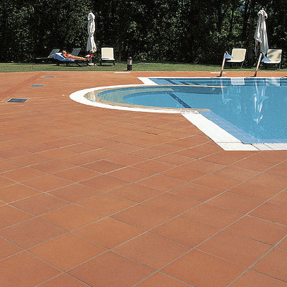 Carrelage en terracotta - COTTO RUSTICO - TerracottaItaly - mat / d'intérieur / pour plage de piscine