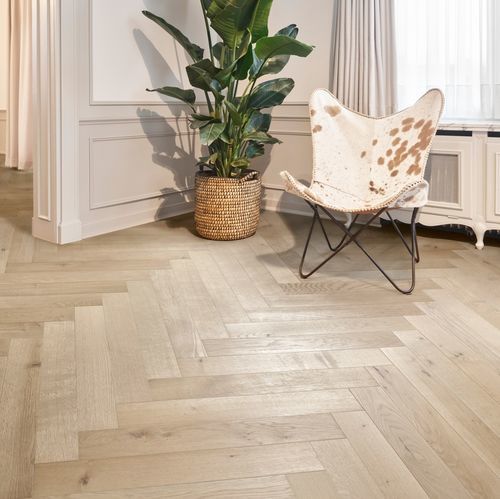 Parquet contrecollé - ATELIER - A14666 - lalegno - en chêne / à batons rompus / lisse