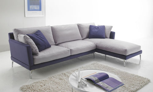 Canapé contemporain - PLUME - Very Sofa - en tissu / bleu / 3 places