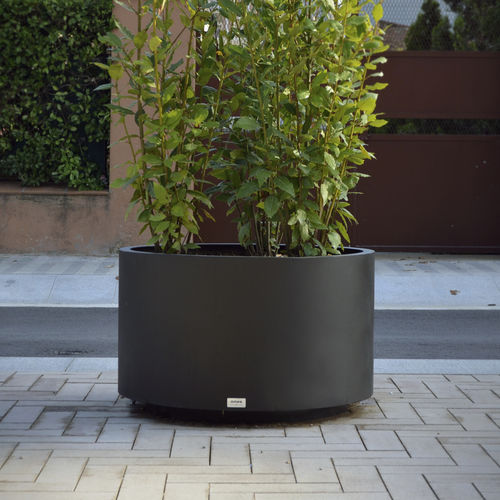 Jardinière en acier COR-TEN® - Cilar - Durbanis - en acier peint / ronde / contemporaine